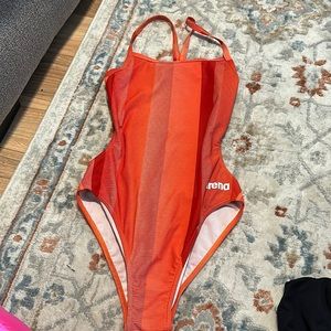 Arena suit , orange striped - 32